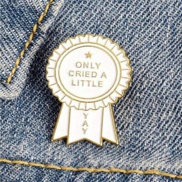 3/20 Only Cried A Little Enamel Pin - Picture 1 of 1